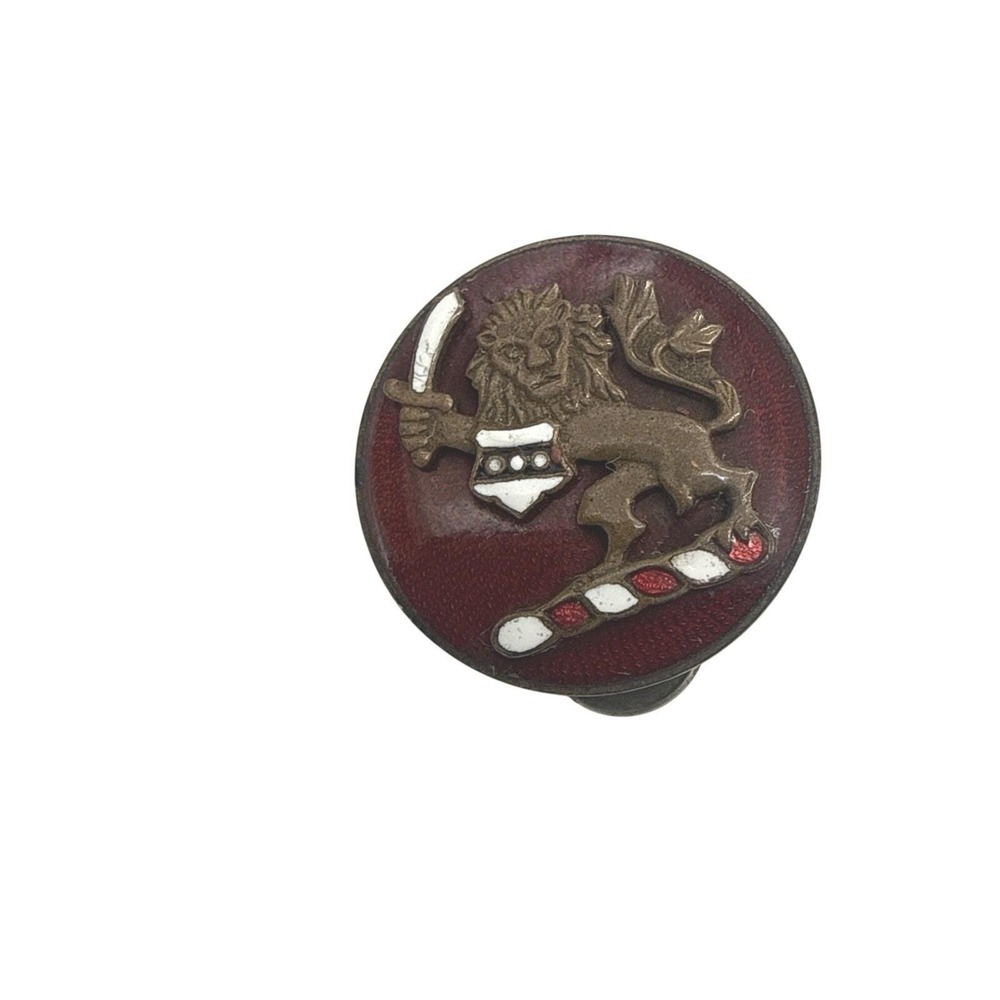 VTG WWII WW2 Original  US Army 28th Field Artillery DI DUI Crest Pin - Picture 4 of 11
